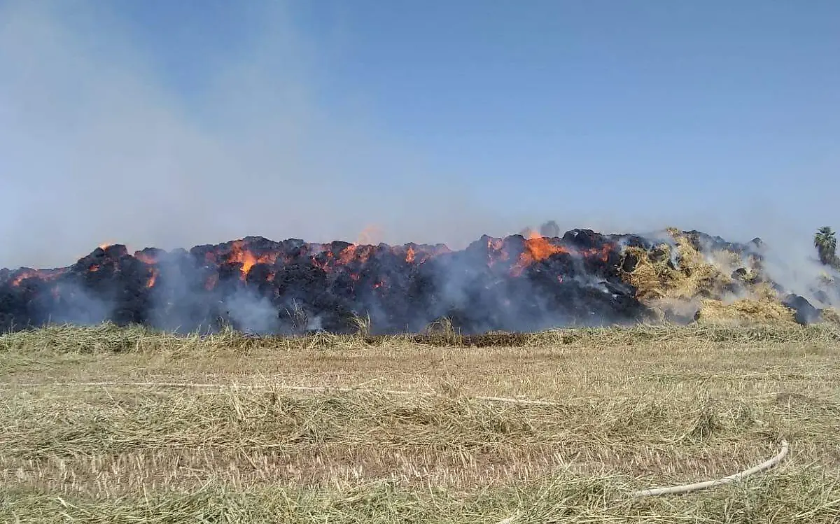 incendio en pacas